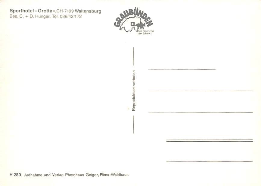 GR - Waltensburg, Sporthotel Grotta