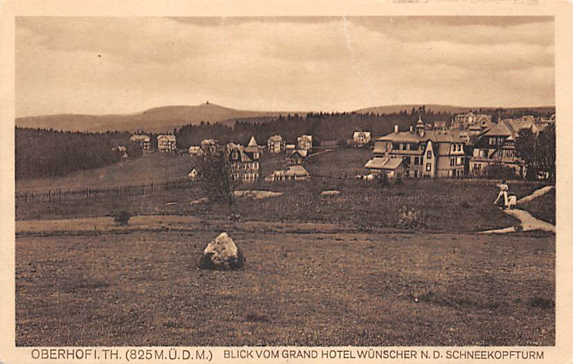 Oberhof i. H., Blick vom Grand Hotel
