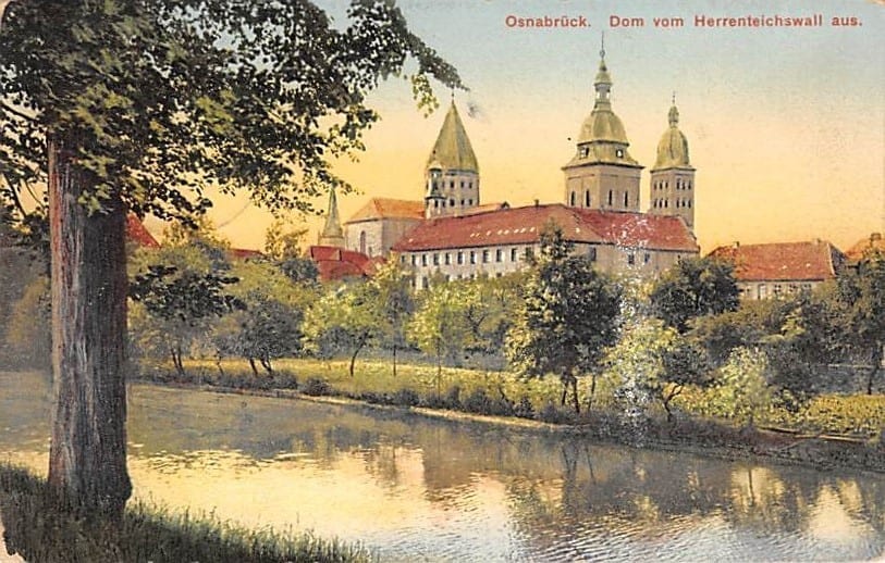 Osnabrück, Dom vom Herrenteichswall aus