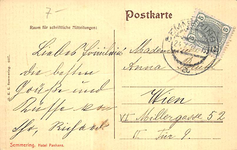 Semmering, Hotel Panhans