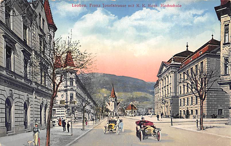 Leoben, Franz Josefstrasse, Hochschule