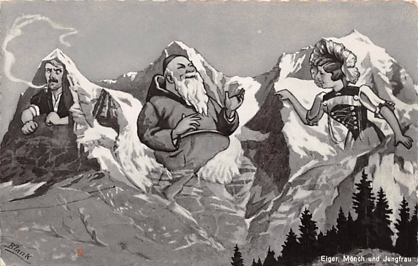 Eiger, Mönch und Jungfrau, Berggesichter