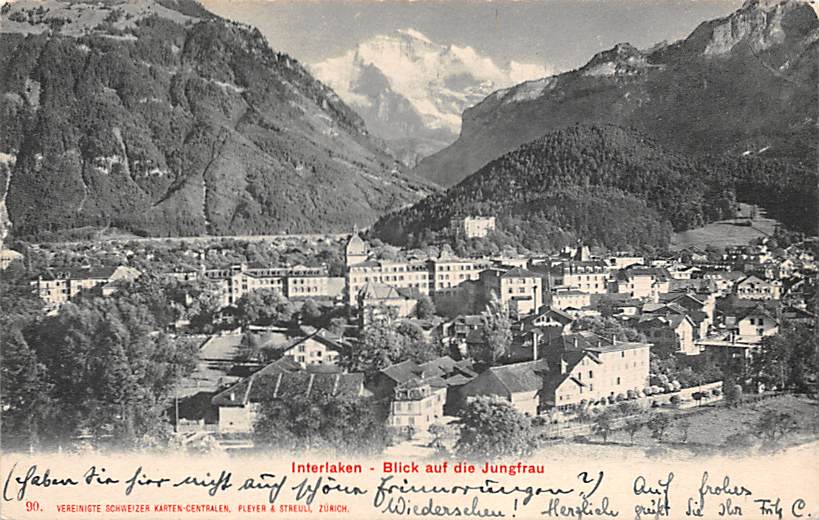 Interlaken, Blick auf die Jungfrau