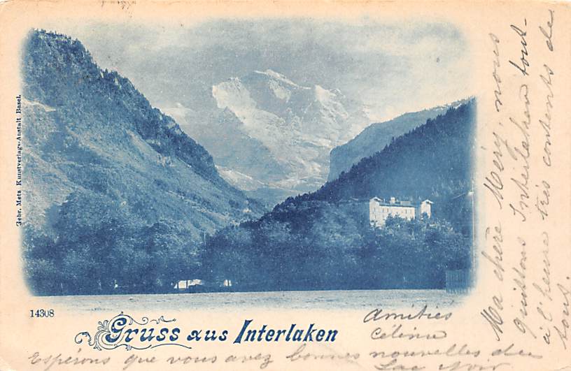Interlaken, Gruss aus Interlaken