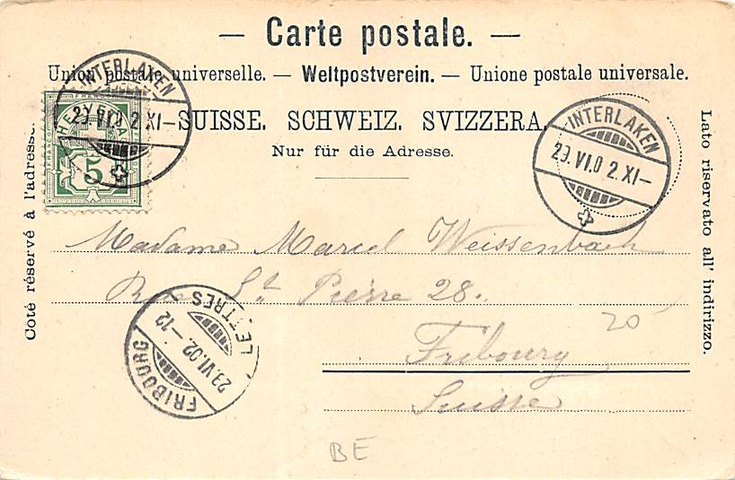 Interlaken, Gruss aus Interlaken