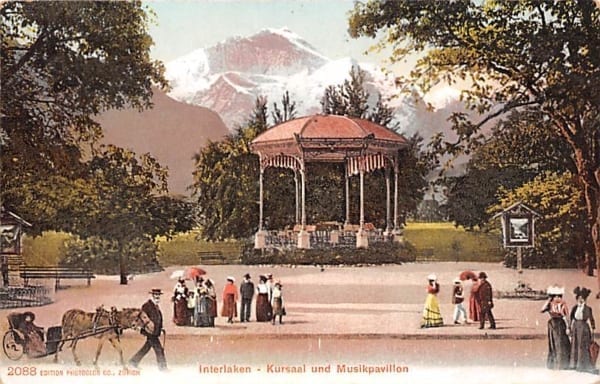 Interlaken, Kursaal und Musikpavillon