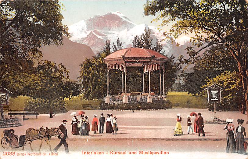 Interlaken, Kursaal und Musikpavillon
