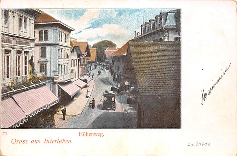 Interlaken, Gruss aus Interlaken