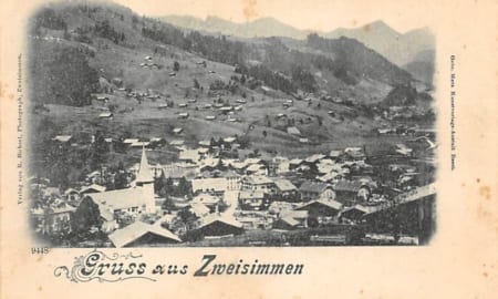 Zweisimmen, Gruss aus Zweisimmen