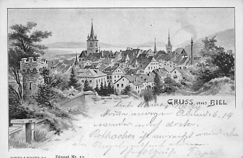 Biel-Bienne, Gruss aus Biel