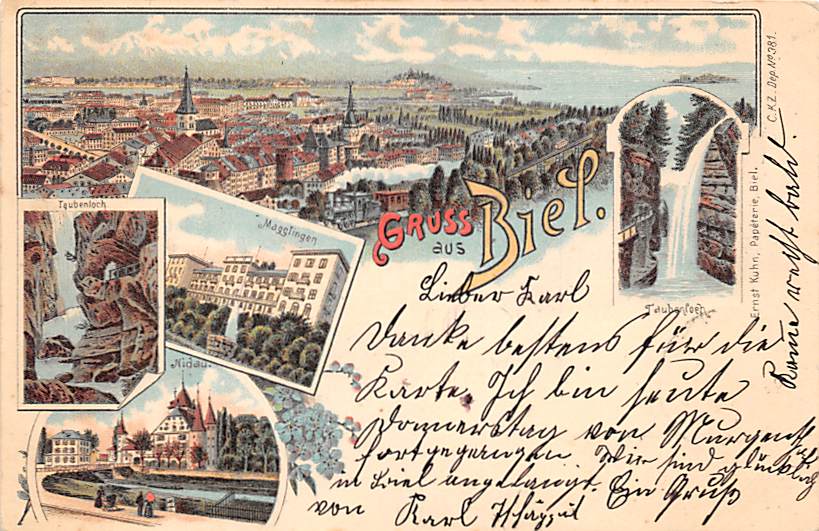 Biel-Bienne, Gruss aus Biel