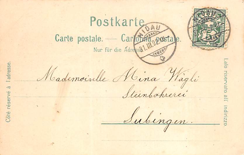 Nidau, Gruss aus Nidau