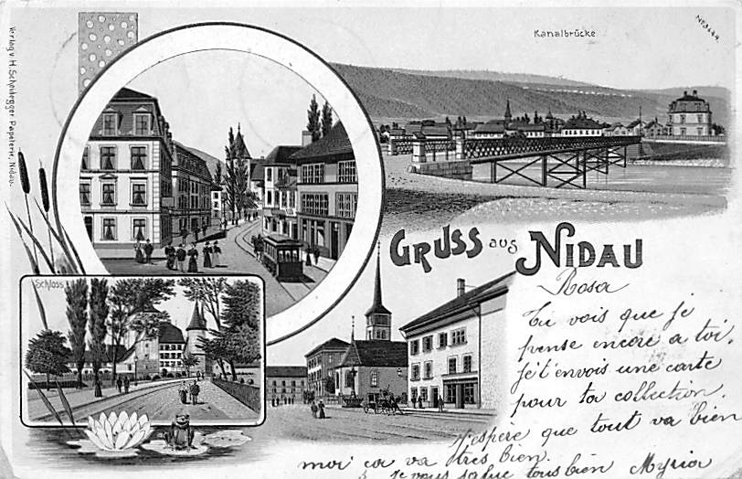 Nidau, Gruss aus Nidau