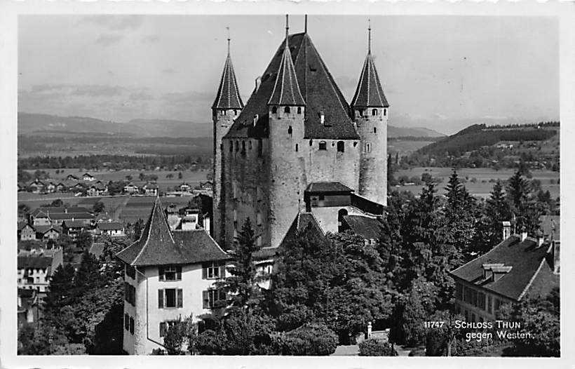 Thun, Schloss Thun gegen Westen