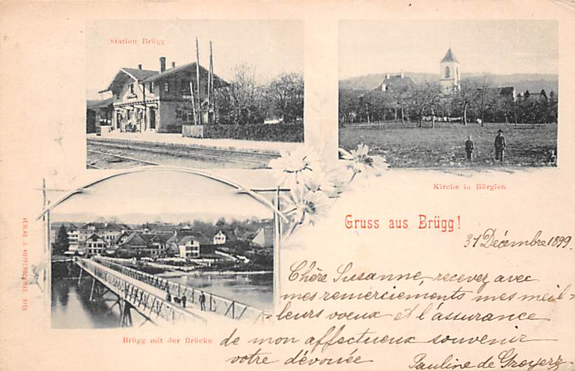 Brügg BE, Gruss aus Brügg
