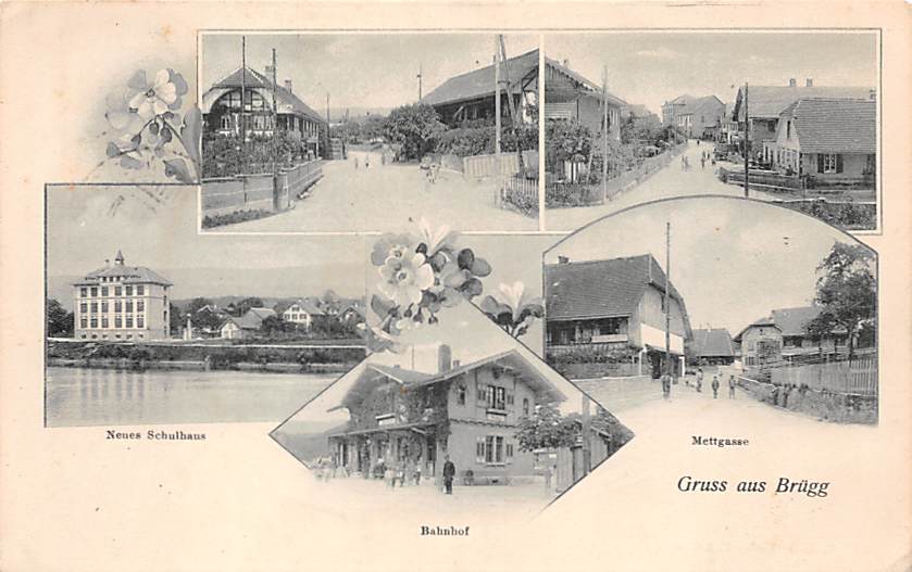 Brügg BE, Gruss aus Brügg