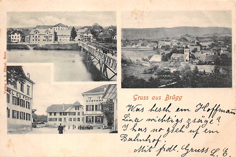 Brügg BE, Gruss aus Brügg