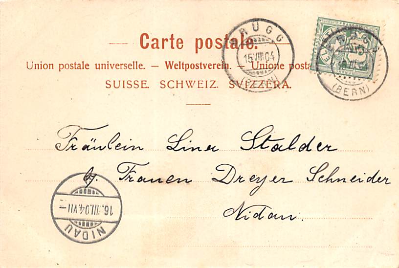 Brügg BE, Gruss aus Brügg