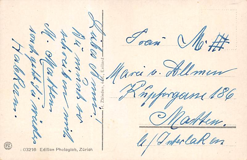 Evilard, vue sur les Alpes