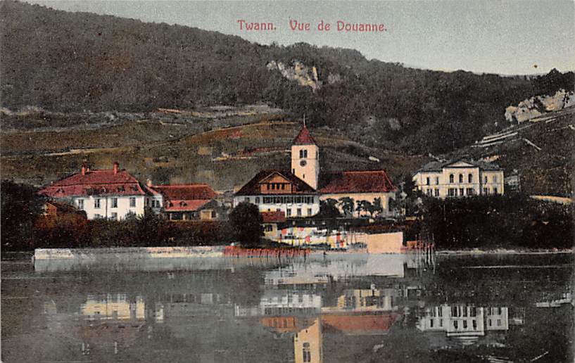 Twann, Vue de Douanne