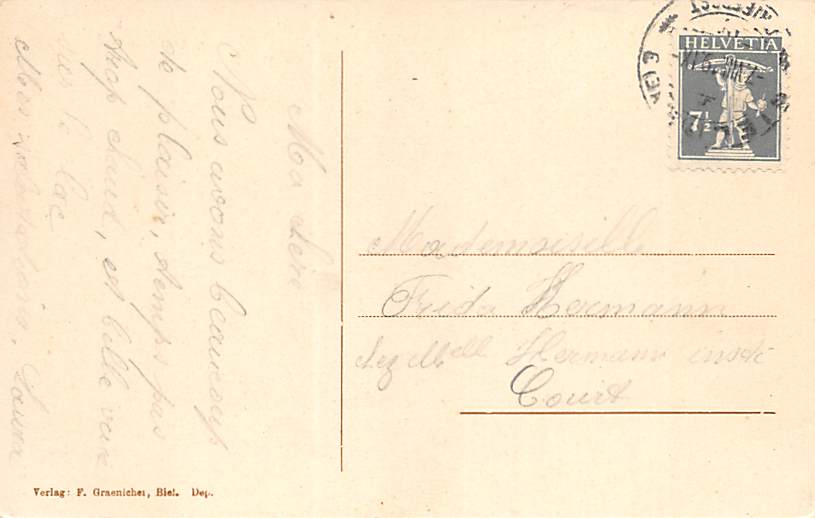 Twann, Vue de Douanne