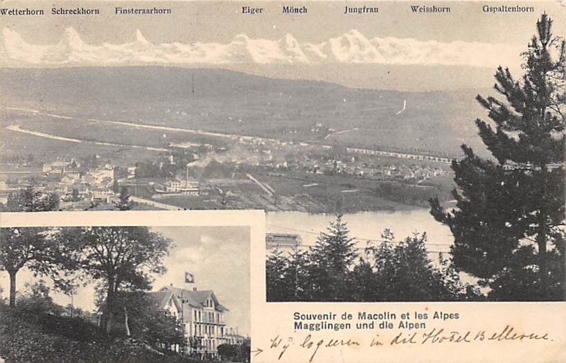 Magglingen, und die Alpen