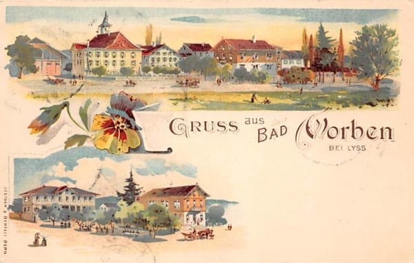 Worben bei Lyss, Gruss aus Bad Worben