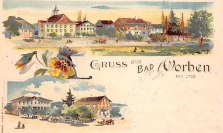 Worben bei Lyss, Gruss aus Bad Worben
