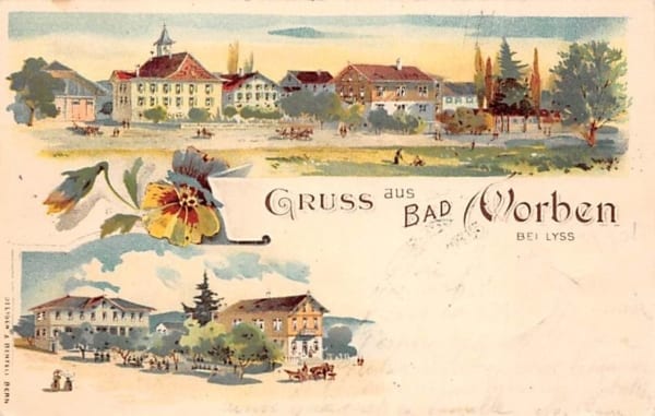 Worben bei Lyss, Gruss aus Bad Worben