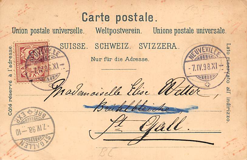 La Neuveville, Souvenir