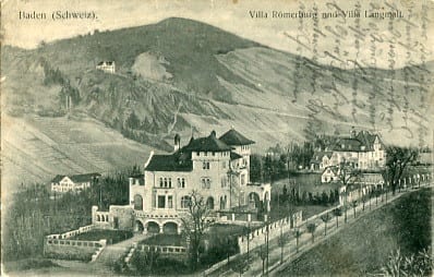 Baden, Villa Römerburg und Villa Langmatt
