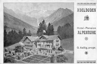 Adelboden, Hotel Pension Alpenruhe