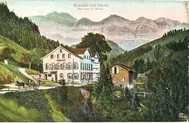 Urnäsch, Rossfall am Säntis, Besitzer J.Wikle