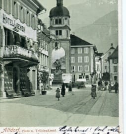 Altdorf, Platz und Telldenkmal