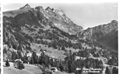 Route d'Anzeindaz et les Diablerets