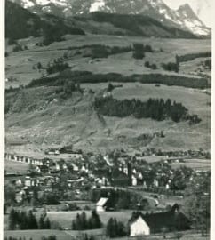 Appenzell, mit Säntis