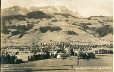 Appenzell, mit Säntiskette