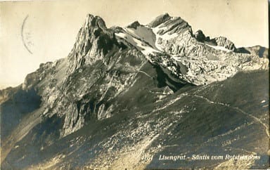 Lisengrat, Säntis vom Rotsteinpass