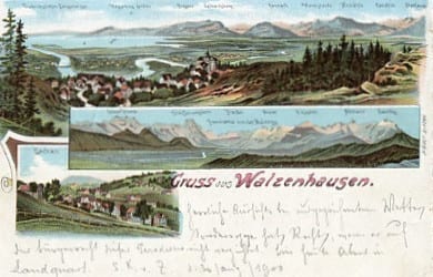 Walzenhausen, Lachen, Lithokarte