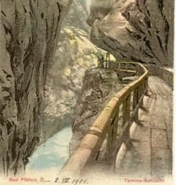 Pfäfers, Bad Pfäfers, Taminaschlucht