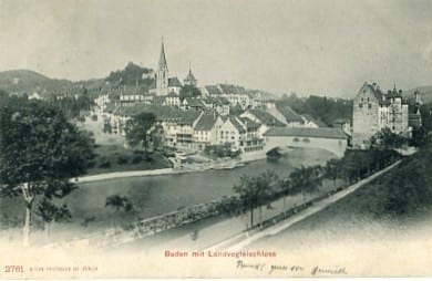Baden, mit Landvogteischloss