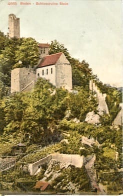 Baden, Schlossruine Stein