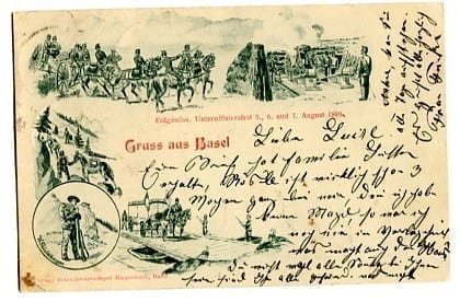 Basel, eidg. Unteroffiziersfest 1899