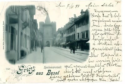 Basel, Spalenvorstadt, belebt