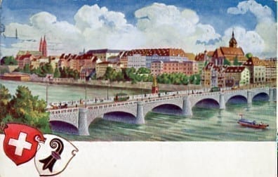Basel, Eidgen. Musikfest Basel 1909, offiz. Fest Postkarte