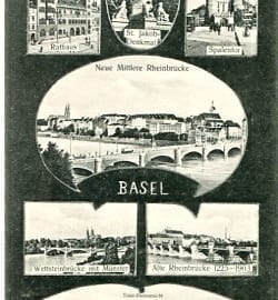 Basel, Mehrbildkarte