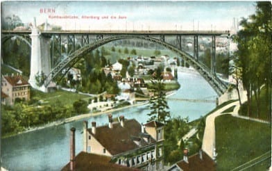 Bern, Kornhausbrücke, Altenberg und die Aare