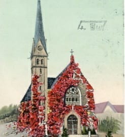 Bern, Johanneskirche im Herbst