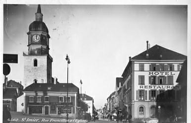St.Imier, Rue Francillon et l'Eglise