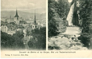 Biel, Taubenlochschlucht